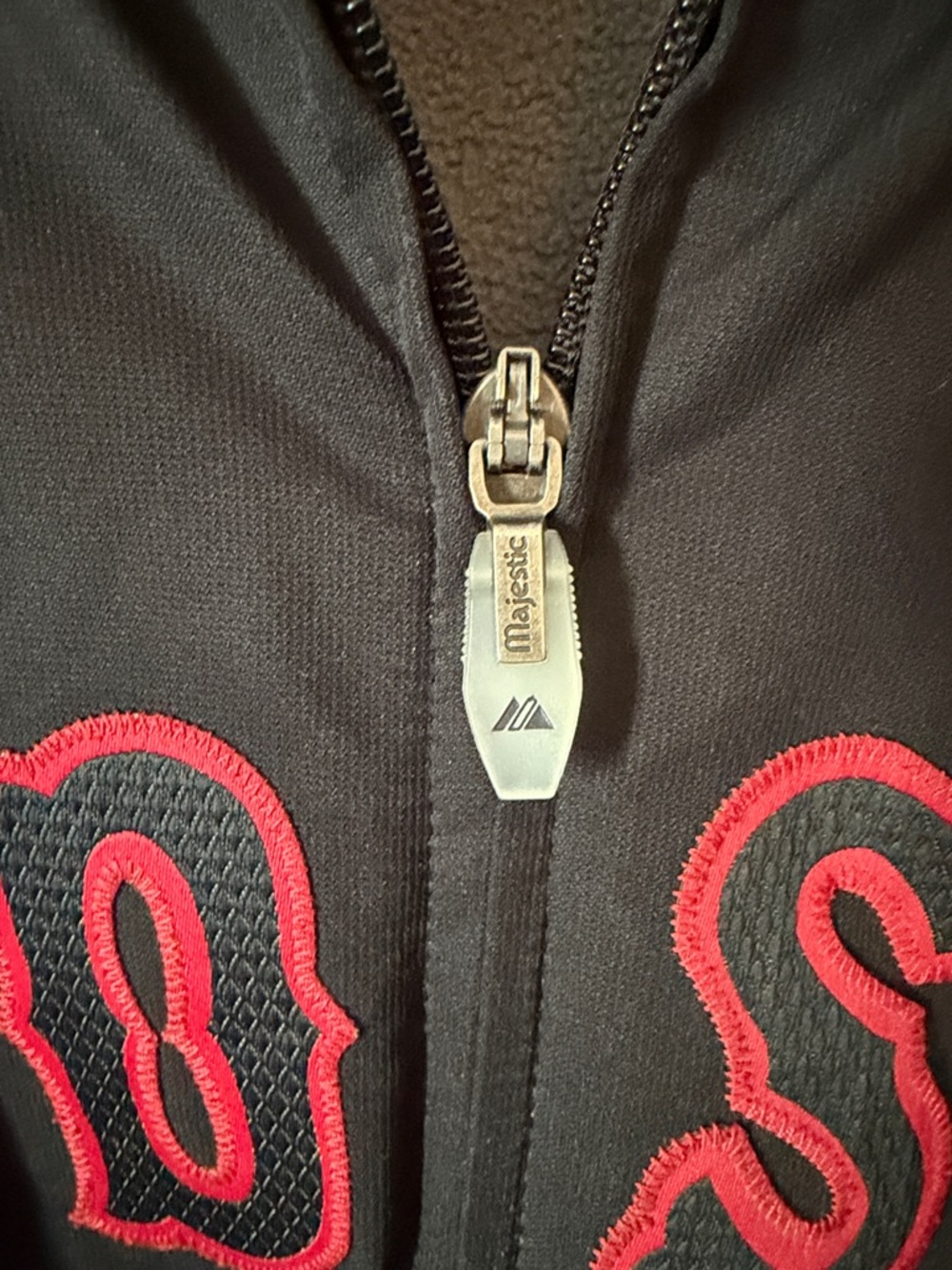 Boston Red Sox Black & Red Full-Zip Jacket Size 2XL Like New Warm - Picture 5 of 13